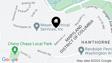 Map of 7117 W Greenvale Pkwy, Chevy Chase MD, 20815