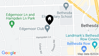 Map of 5112 Edgemoor Ln, Bethesda MD, 20814