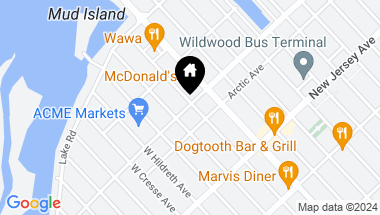 Map of 5001 Park Boulevard Unit: 16, Wildwood NJ, 08260