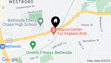Map of 4242 E West Hwy #712, Chevy Chase MD, 20815