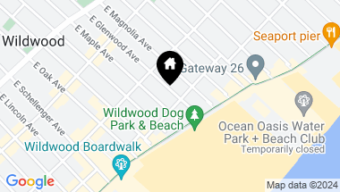 Map of 326 E Glenwood Avenue Unit: 3, Wildwood NJ, 08260