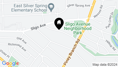 Map of 620 Mississippi Ave, Silver Spring MD, 20910