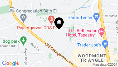 Map of 5000 Battery Ln #905, Bethesda MD, 20814