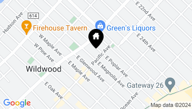 Map of 119 E Magnolia Avenue Unit: 5, Wildwood NJ, 08260