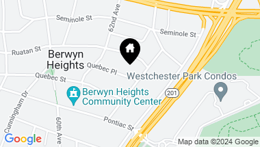 Map of 6220 Quebec Pl, Berwyn Heights MD, 20740