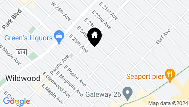 Map of 202 E 24th Avenue Unit: 2, North Wildwood NJ, 08260