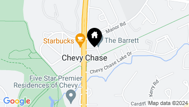 Map of 3820 Chaplin Place 1104, Chevy chase MD, 20815