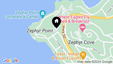 Map of 190 Tallac Dr, Zephyr Cove NV, 89448