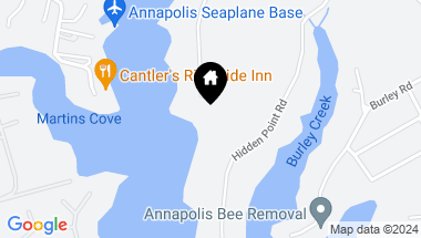 Map of 1865 Milvale Rd, Annapolis MD, 21409