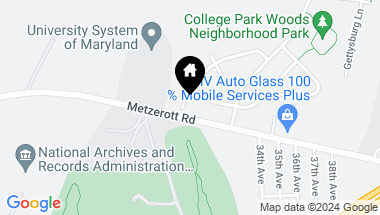 Map of 9101 Bridgewater St, College Park MD, 20740