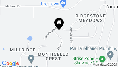Map of 6823 Marion Street, Shawnee KS, 66218