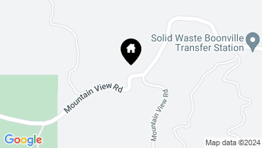 Map of 20345 Mountain View Rd, Boonville CA, 95415