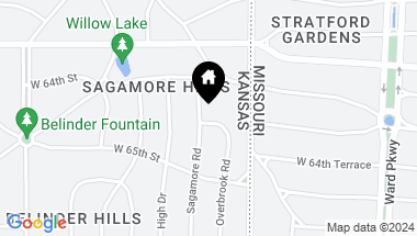 Map of 6419 Sagamore Road, Mission Hills KS, 66208