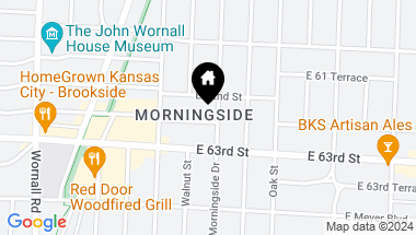 Map of 6212 Morningside Drive, Kansas City MO, 64113