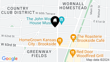 Map of 6150 Wornall Road, Kansas City MO, 64113