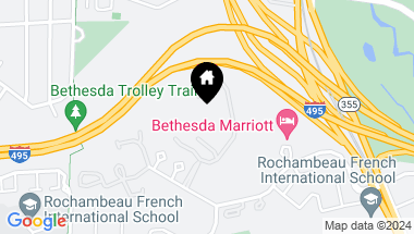 Map of 5225 Pooks Hill Rd #826s, Bethesda MD, 20814