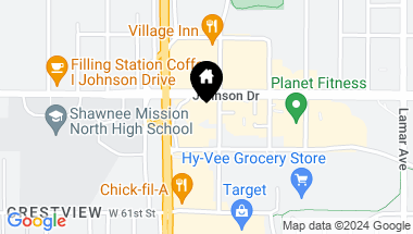 Map of 5918 Broadmoor Street, Mission KS, 66202