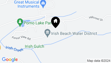 Map of 43501 Hillcrest Dr #17, Irish Beach CA, 95459