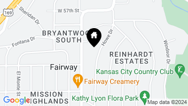 Map of 5830 Howe Drive, Fairway KS, 66205