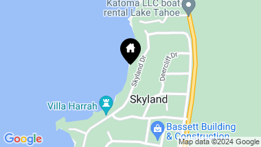 Map of 1062 Skyland Drive, Zephyr Cove NV, 89448