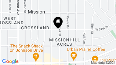 Map of 5702 Outlook Street, Mission KS, 66202