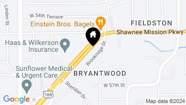 Map of 4114 Brookridge Drive, Fairway KS, 66205