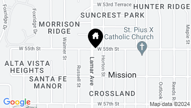 Map of 5505 Lamar Street, Mission KS, 66202