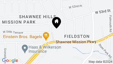 Map of 3954 Shawnee Mission Parkway, Fairway KS, 66205