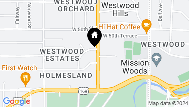 Map of 2301 W 51st Street, Westwood KS, 66205