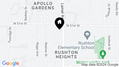 Map of 5131 Russell Street, Mission KS, 66202