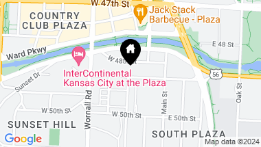 Map of 121 W 48th Street #1905 N/A, Kansas City MO, 64112