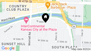Map of 121 W 48th Street Unit: 1101, Kansas City MO, 64112