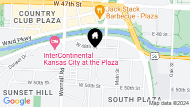 Map of 121 W 48TH Street Unit: 1401, Kansas City MO, 64112