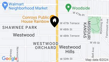 Map of 4800 RAINBOW Boulevard, Westwood KS, 66205