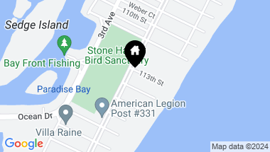 Map of 179 113th Street, Stone Harbor NJ, 08247