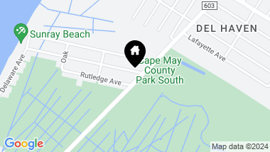 Map of 1 Sunray Beach Road, Del Haven NJ, 08251