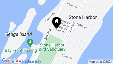 Map of 39 Stone Court, Stone Harbor NJ, 08247