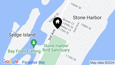 Map of 50 Stone Court, Stone Harbor NJ, 08247