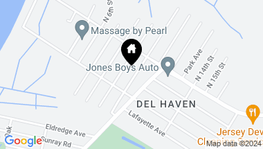 Map of 13 S 10th Street, Del Haven NJ, 08251