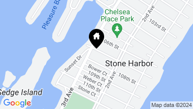 Map of 253 107th Street, Stone Harbor NJ, 08247