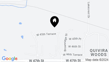 Map of 21506 W 45th Terrace, Shawnee KS, 66226
