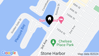Map of 10315 Sunrise Drive, Stone Harbor NJ, 08247
