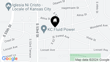 Map of 5149 Crest Drive, Kansas City KS, 66106