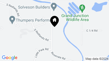 Map of 324 Rosevale Road, Grand Junction CO, 81507