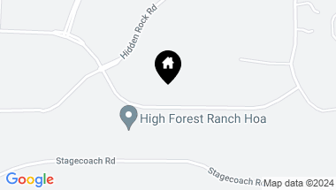 Map of 4602 High Forest Road, Colorado Springs CO, 80908