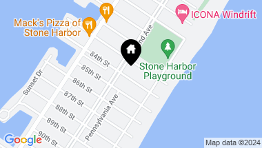 Map of 164 84th Street, Stone Harbor NJ, 08247-1719