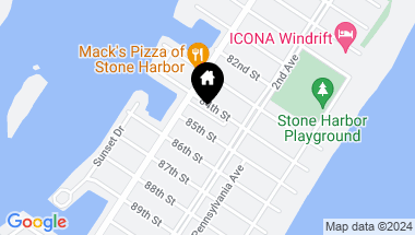 Map of 16 Linden Lane, Stone Harbor NJ, 08247