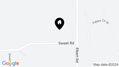 Map of 14800 Sweet Road, Peyton CO, 80831