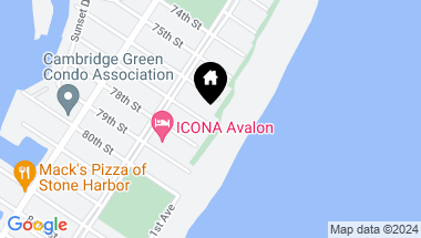 Map of 125 77th Street, Avalon NJ, 08202