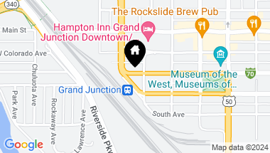 Map of 317 S 2nd Street, Grand Junction CO, 81501